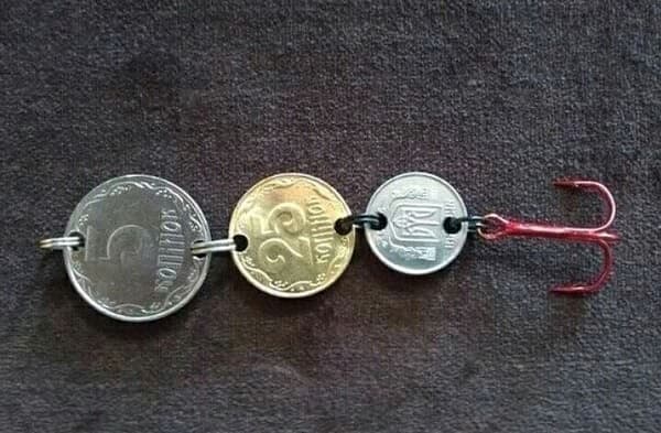 Самодельная блесна из монеты